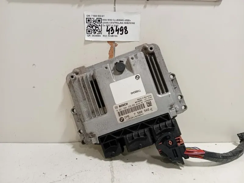 Centralina Iniezione 7 588 502-01 Mini MINI Clubman R55 2008