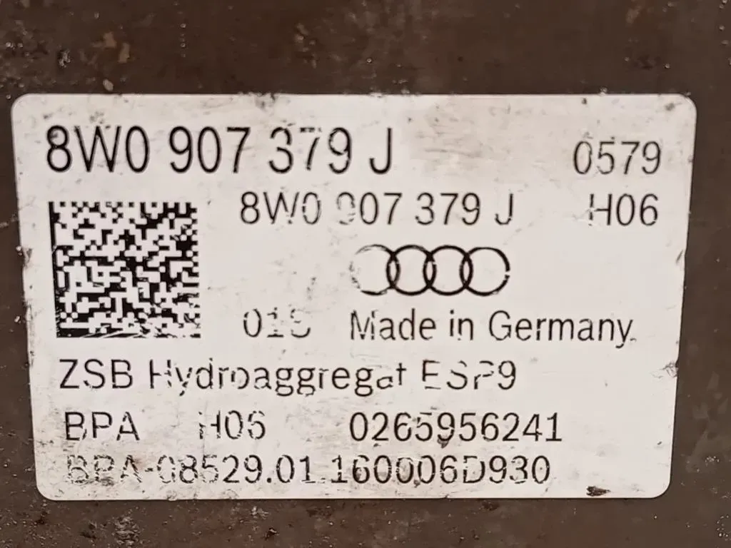 Pompa ABS ANT 8W0 907 379 J Audi A4 8W5 Avant 2015