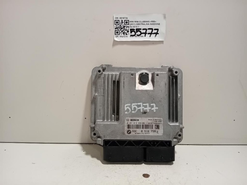 Centralina Iniezione 8516739 Mini MINI Clubman R55 2011