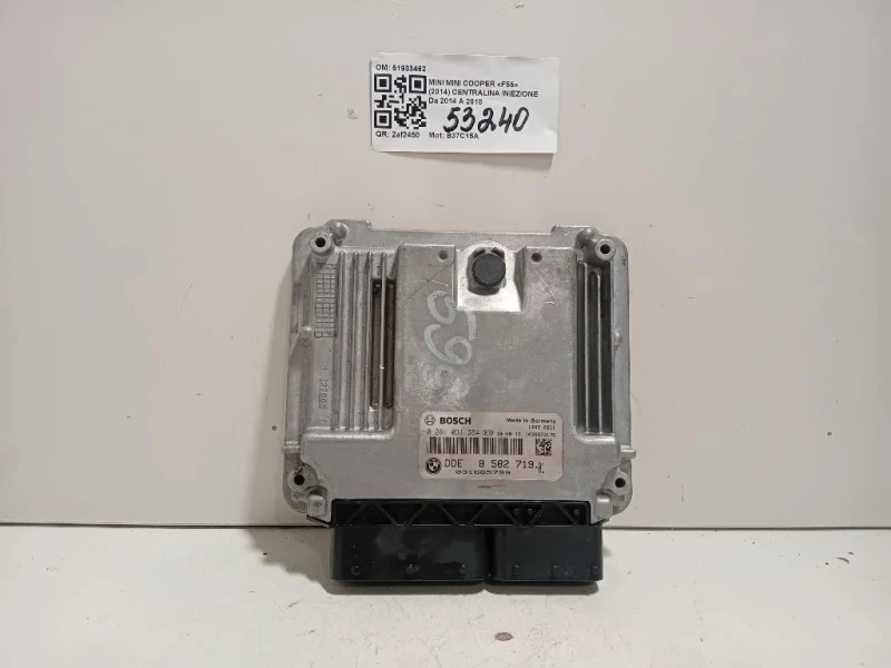 Centralina Iniezione 51933462 028103154 858271901 Mini MINI Cooper F55 2014