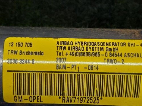 Air-bag A Tendina DX 13150705 Opel Corsa D 2007