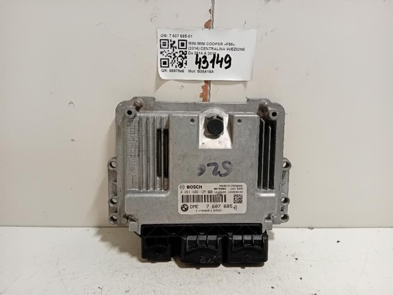 Centralina Iniezione 7 607 685-01 Mini MINI Cooper F55 2014