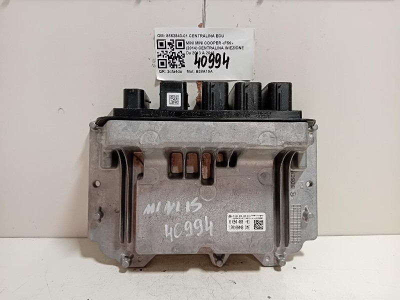 Centralina Iniezione 8662843-01 CENTRALINA ECU Mini MINI Cooper F56 2014