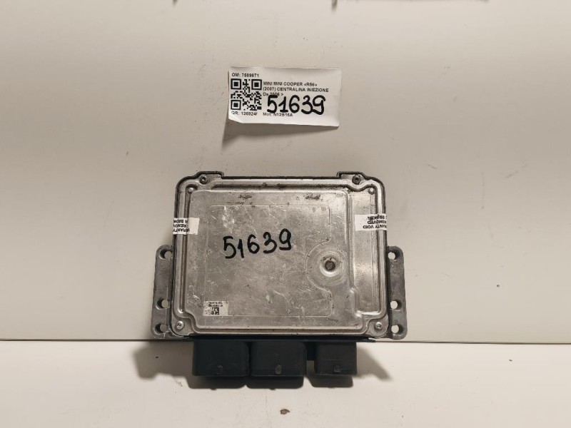 Centralina Iniezione 7589971 Mini MINI Cooper R56 2007