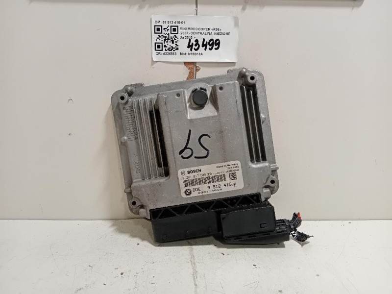 Centralina Iniezione 68 512 415-01 ECU Mini MINI Cooper R56 2007