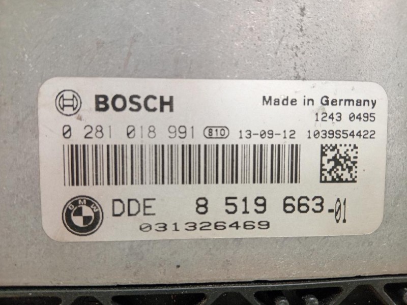 Centralina Iniezione 8519663-01 Mini MINI Cooper R56 2007