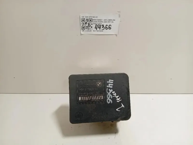 Pompa ABS ANT 3451-6791521-01 Bmw Serie 1 E81 Berlina 2005