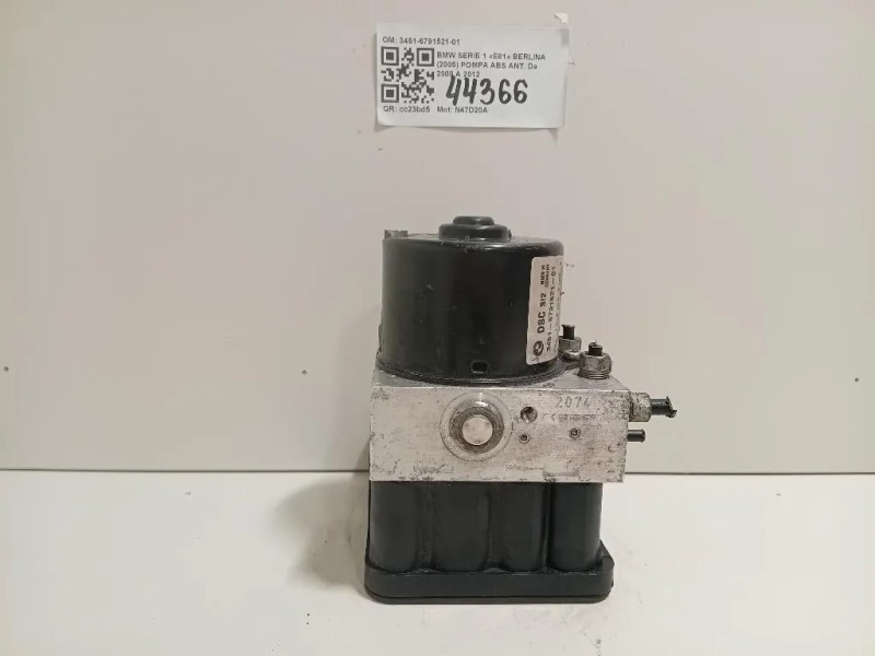 Pompa ABS ANT 3451-6791521-01 Bmw Serie 1 E81 Berlina 2005