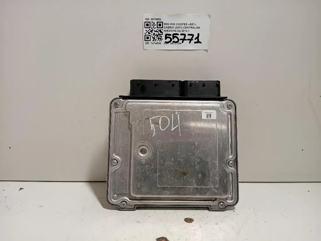 Centralina Iniezione 8519663 Mini MINI Cooper R57 Cabrio 2007