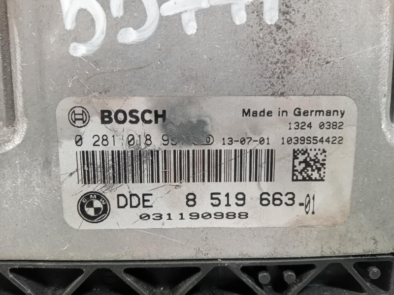 Centralina Iniezione 8519663 Mini MINI Cooper R57 Cabrio 2007