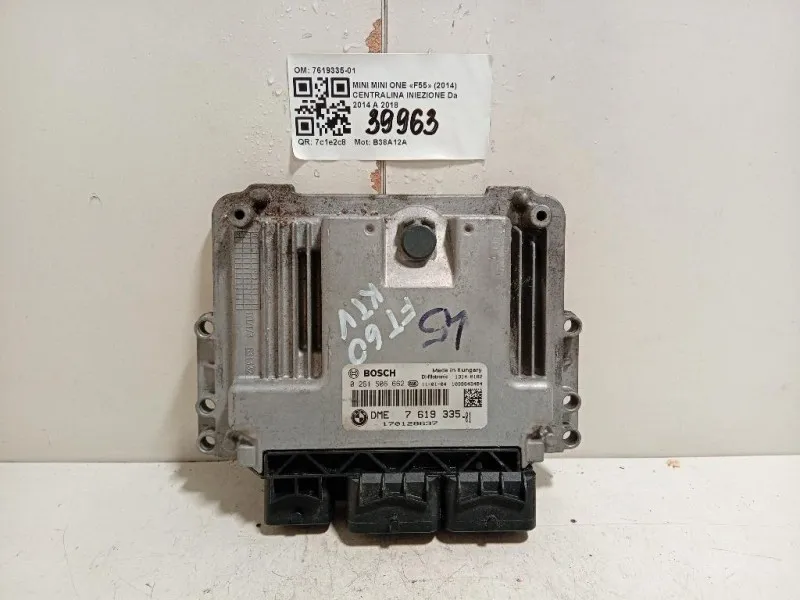 Centralina Iniezione 7619335-01 Mini MINI ONE F55 2014
