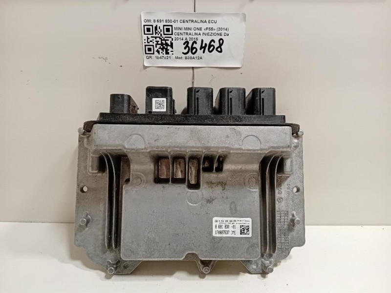 Centralina Iniezione 8 691 830-01 CENTRALINA ECU Mini MINI ONE F55 2014