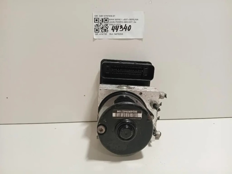 Pompa ABS ANT 3451 6787836-01 Bmw Serie 1 E87 Berlina 2005