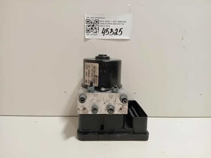 Pompa ABS ANT 3451-6789300-01 Bmw Serie 1 E87 Berlina 2005