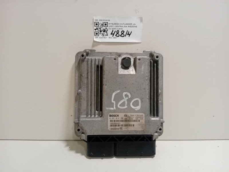 Centralina Iniezione 0281014108 Mitsubishi Outlander II 2007
