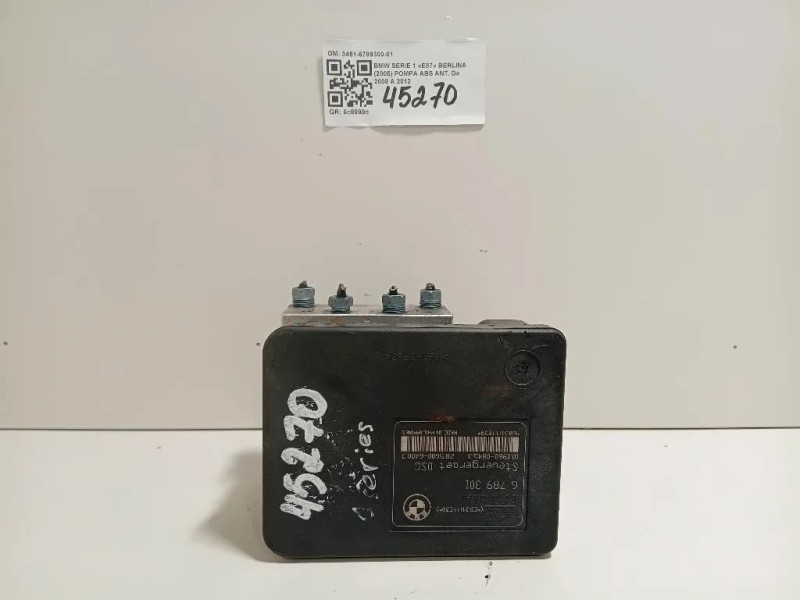 Pompa ABS ANT 3451-6789300-01 Bmw Serie 1 E87 Berlina 2005
