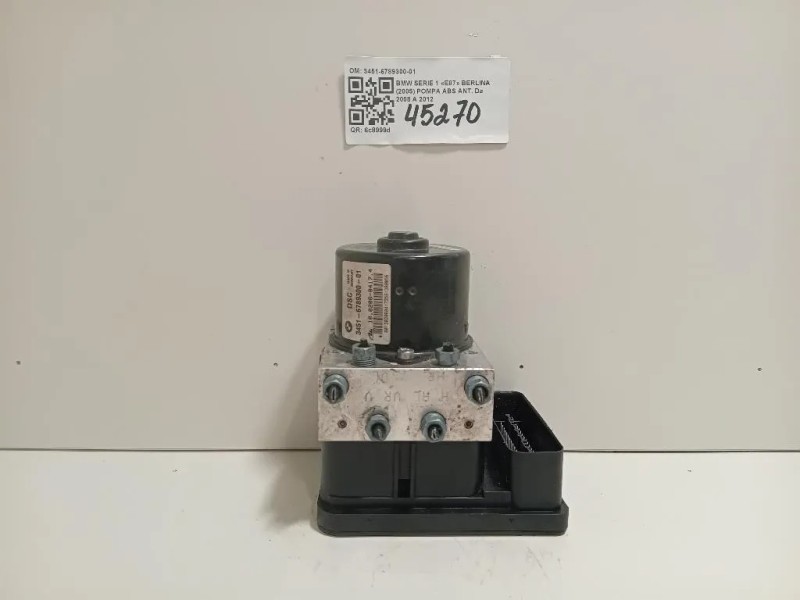 Pompa ABS ANT 3451-6789300-01 Bmw Serie 1 E87 Berlina 2005