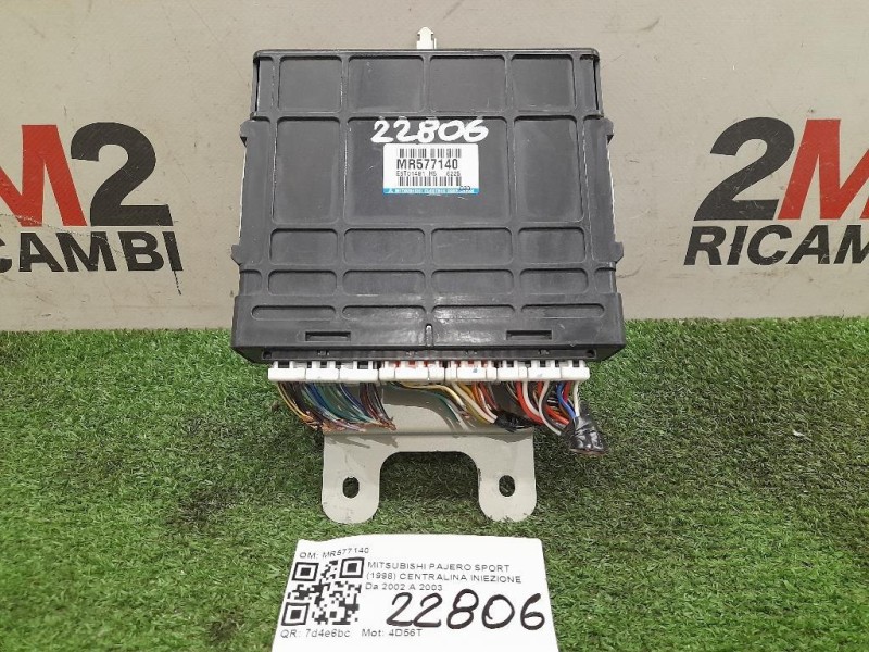 Centralina Iniezione MR577140 Mitsubishi Pajero Sport 1998