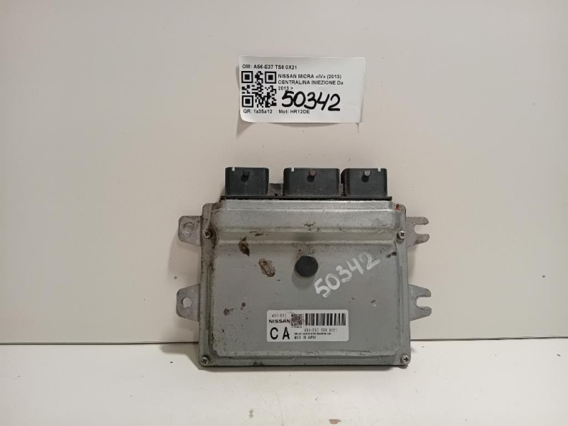 Centralina Iniezione A56-E37 TS8 0X21 Nissan Micra IV 2013