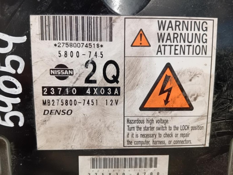 Centralina Iniezione 237104X03A Nissan Navara 2005