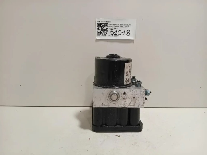 Pompa ABS ANT 34516789300 Bmw Serie 1 E87 Berlina 2005