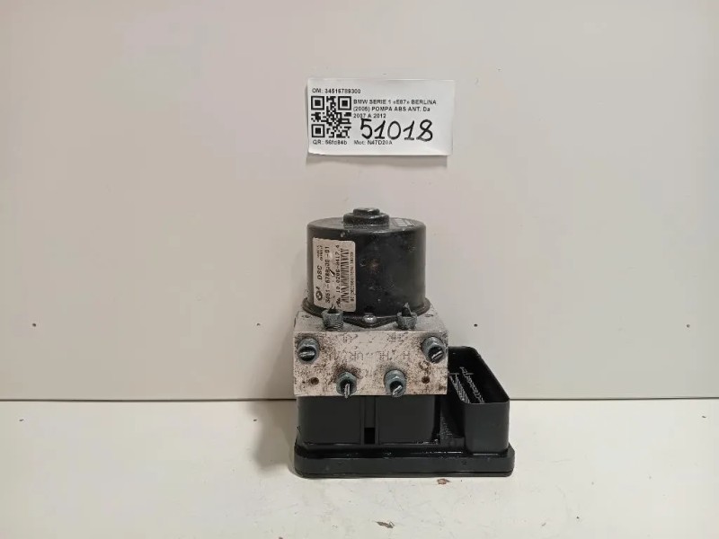 Pompa ABS ANT 34516789300 Bmw Serie 1 E87 Berlina 2005