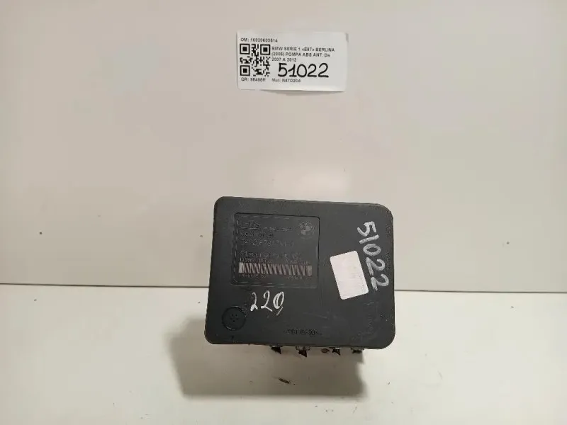 Pompa ABS ANT 10020603514 Bmw Serie 1 E87 Berlina 2005