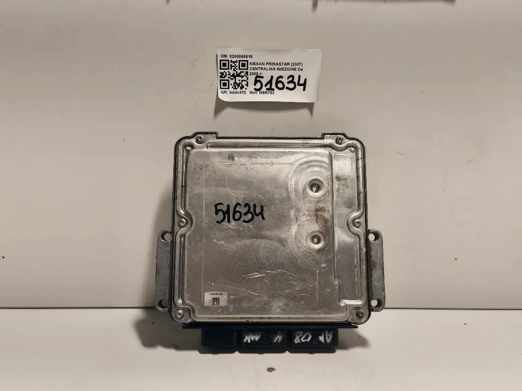 Centralina Iniezione 8200666516 Nissan Primastar I 2007