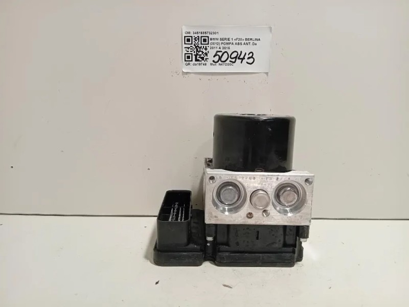 Pompa ABS ANT 3451685732301 Bmw Serie 1 F20 Berlina 2012