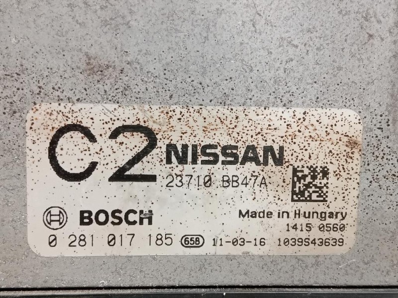 Centralina Iniezione 23710 BB47A Nissan Qashqai I 2010
