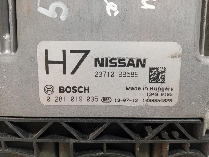 Centralina Iniezione 23710 BB58E Nissan Qashqai I 2010