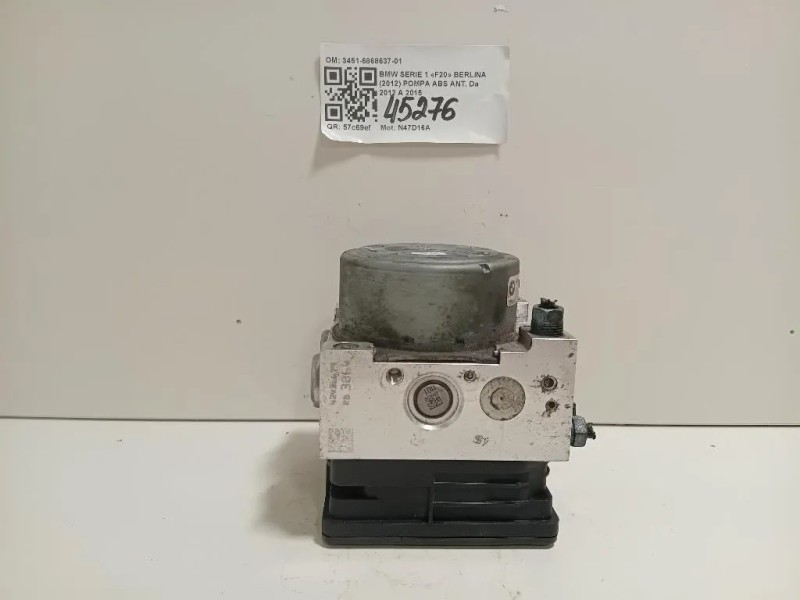 Pompa ABS ANT 3451-6868637-01 Bmw Serie 1 F20 Berlina 2012
