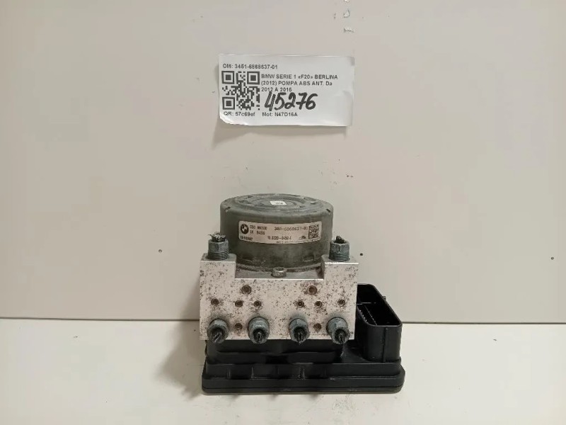 Pompa ABS ANT 3451-6868637-01 Bmw Serie 1 F20 Berlina 2012