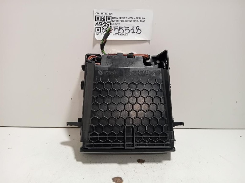 Posacenere 697637605 Bmw Serie 5 E60 Berlina 2004