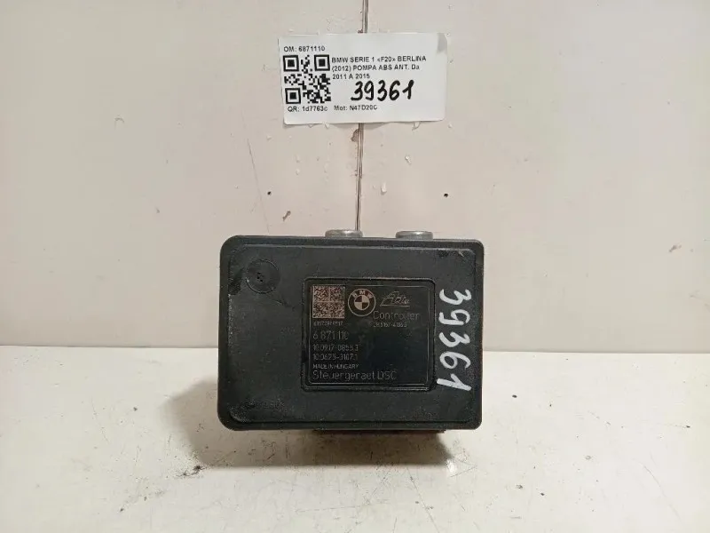Pompa ABS ANT 6871110 Bmw Serie 1 F20 Berlina 2012