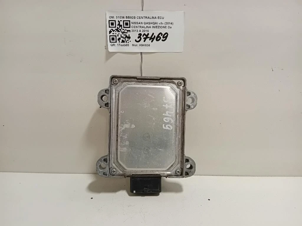Centralina Iniezione 31036 BB92B CENTRALINA ECU Nissan Qashqai II 2014