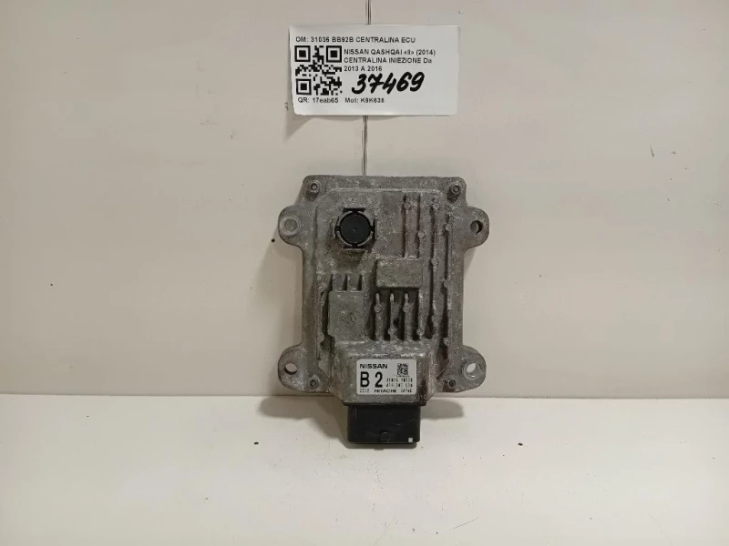 Centralina Iniezione 31036 BB92B CENTRALINA ECU Nissan Qashqai II 2014
