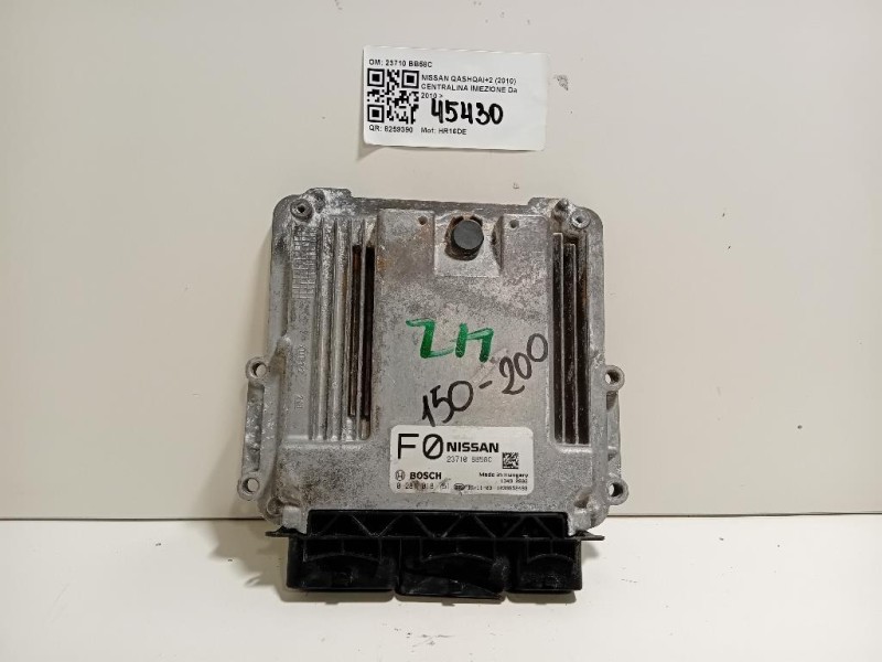 Centralina Iniezione 23710 BB58C Nissan Qashqai+2 2010
