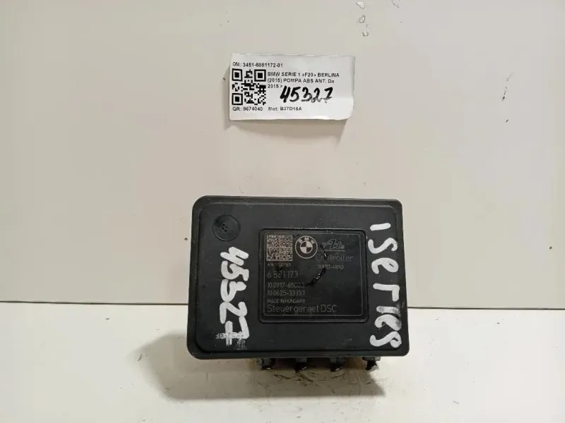 Pompa ABS ANT 3451-6881172-01 Bmw Serie 1 F20 Berlina 2015