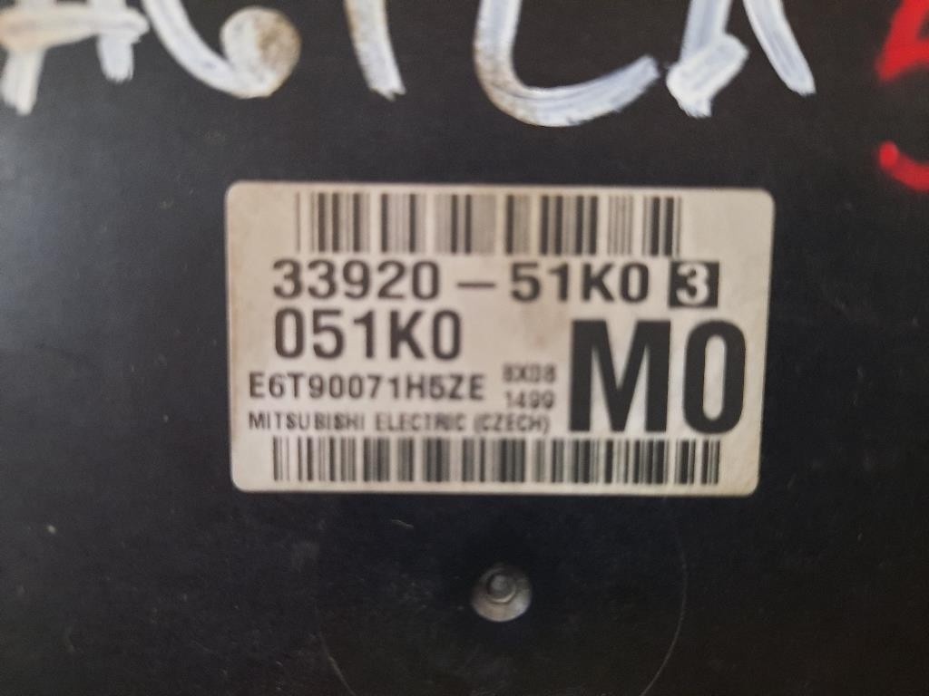 Centralina Iniezione 33920-51K0 Opel Agila B 2008