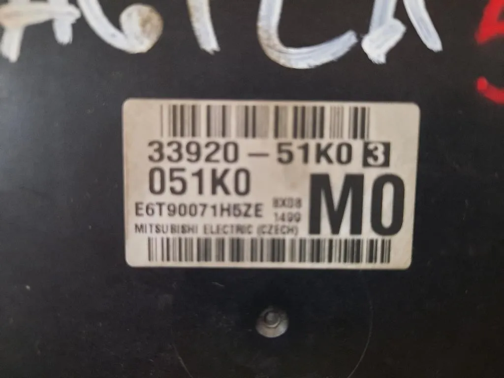 Centralina Iniezione 33920-51K0 Opel Agila B 2008