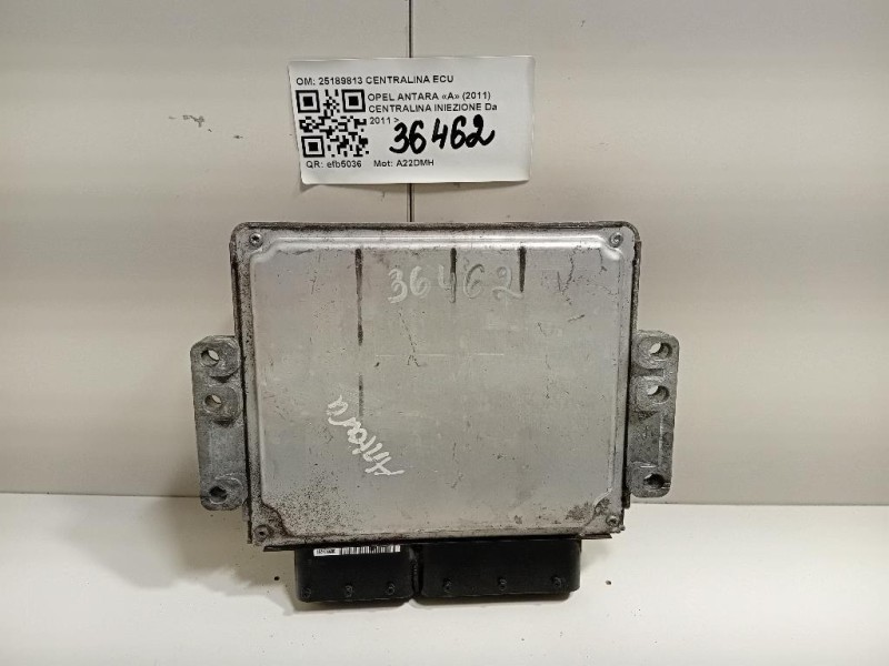 Centralina Iniezione 25189813 CENTRALINA ECU Opel Antara A 2011