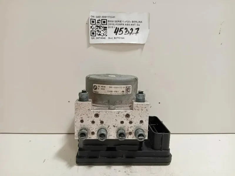 Pompa ABS ANT 3451-6881172-01 Bmw Serie 1 F20 Berlina 2015