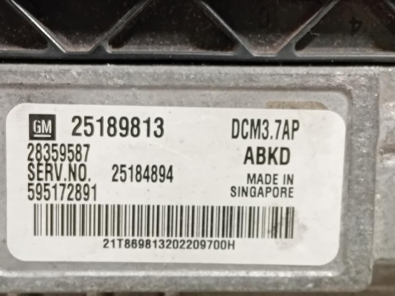 Centralina Iniezione 25189813 CENTRALINA ECU Opel Antara A 2011