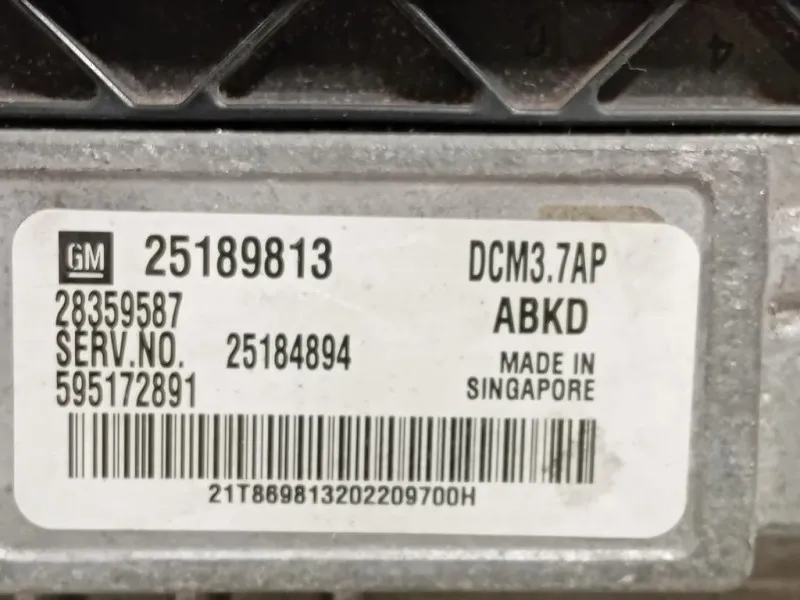 Centralina Iniezione 25189813 CENTRALINA ECU Opel Antara A 2011