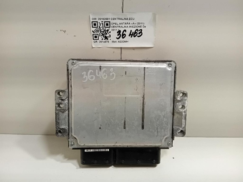 Centralina Iniezione 25192581 CENTRALINA ECU Opel Antara A 2011