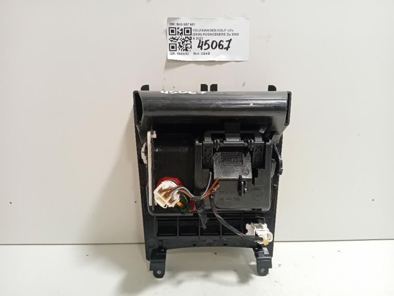 Posacenere 5K0 857 951 Volkswagen GOLF VI 2009