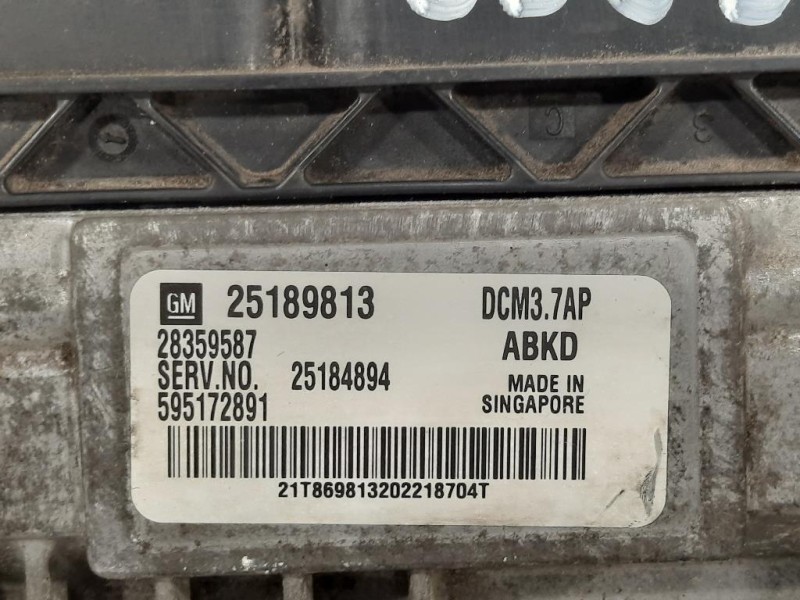 Centralina Iniezione 25189813 Opel Antara A 2011