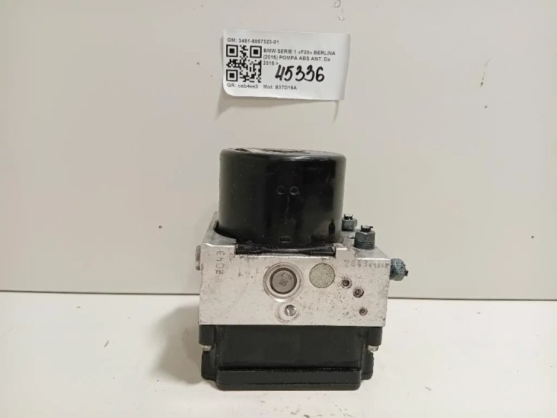 Pompa ABS ANT 3451-6857323-01 Bmw Serie 1 F20 Berlina 2015