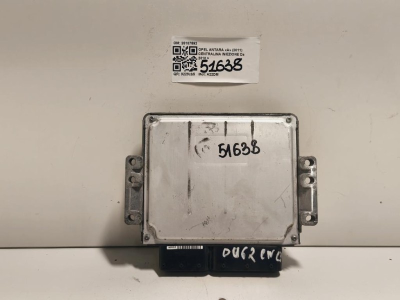 Centralina Iniezione 25187592 Opel Antara A 2011